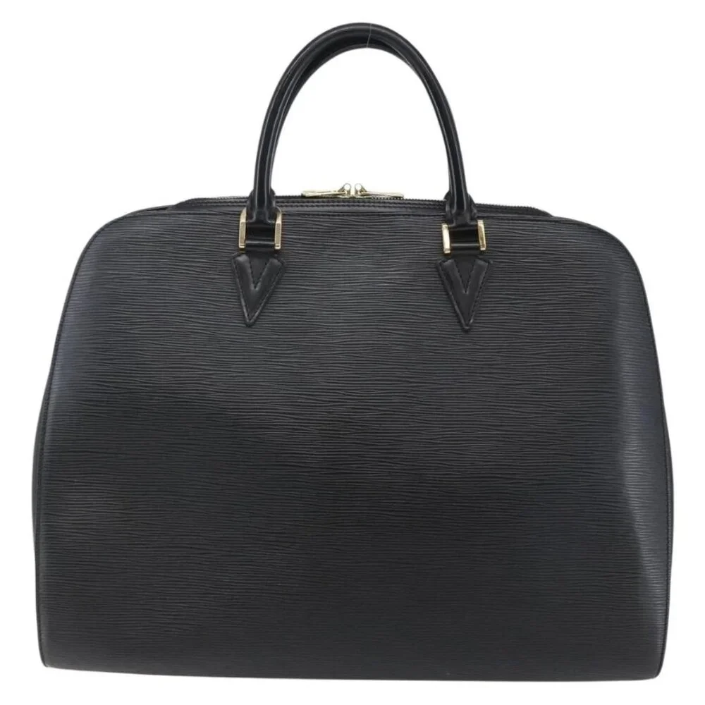 LOUIS VUITTON Epi Sorbonne Business Bag Black M54512 LV Auth ep11032